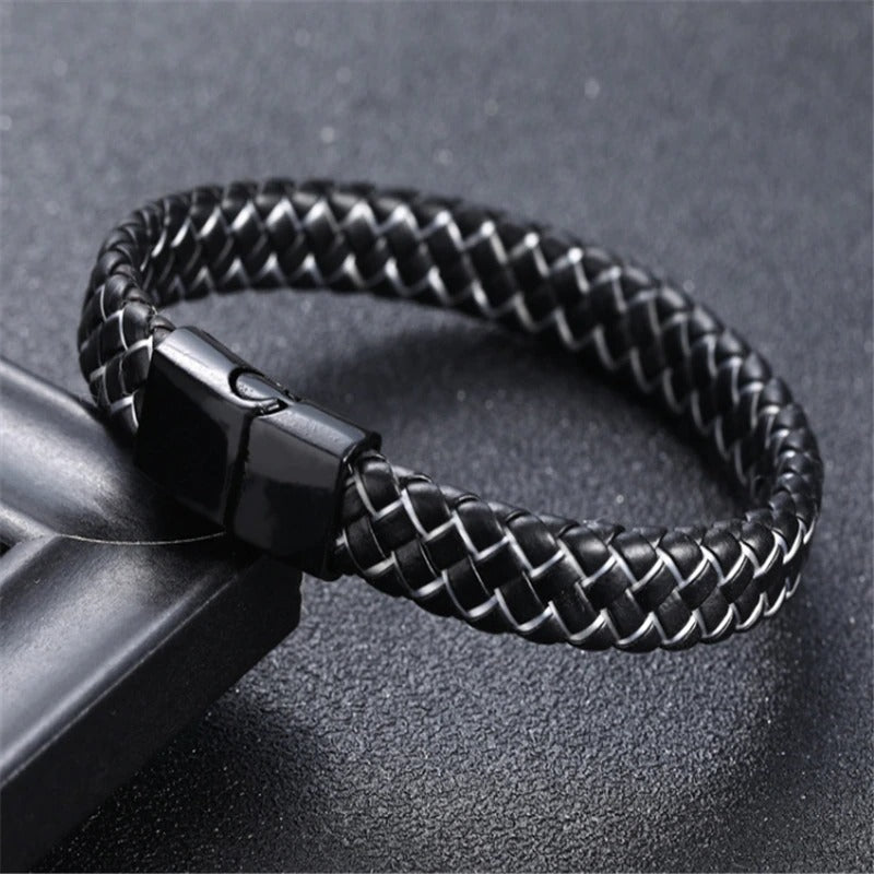 Braided Leather Bracelet Axl Rodd